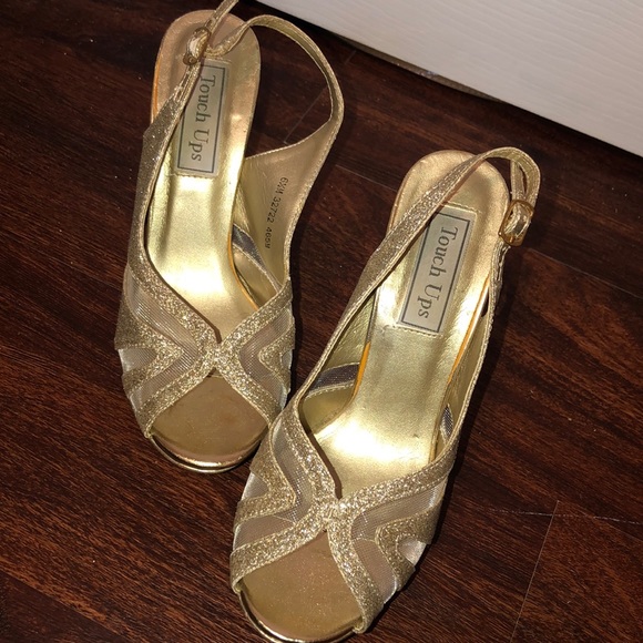 Gold Prom/Pageant Heels - Picture 4 of 4
